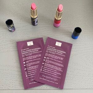 Beauty box- lipstick and under eye patches!
